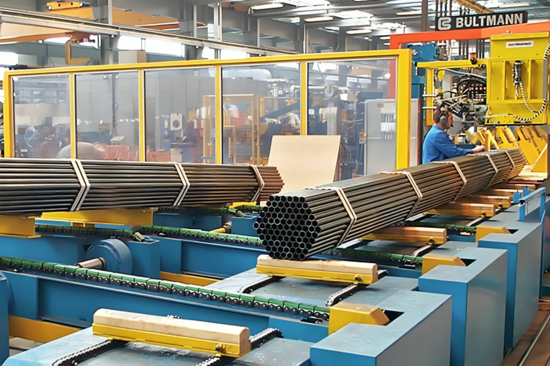 Automated bundling line for steel bars in a rolling mill by Sajjanson Engineers